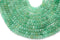 Green Aventurine Gemstone Beads, 4x6mm, Rondelle